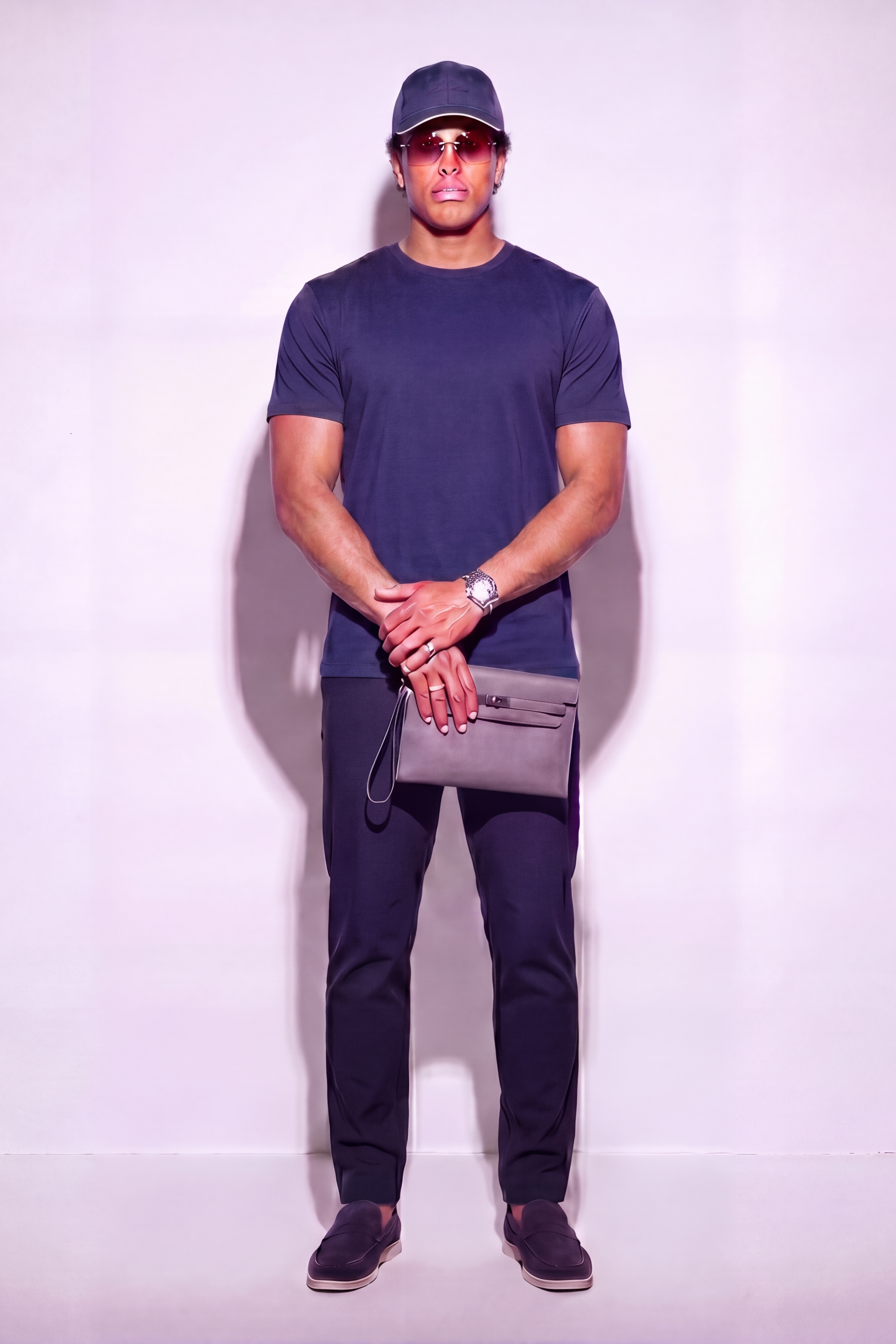 Saphir blue t-shirt