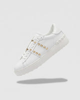 White / Gold Studs