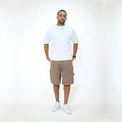 RUST CARPENTER SHORTS
