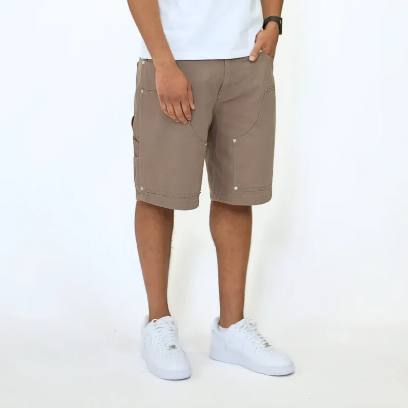 RUST CARPENTER SHORTS
