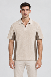 Origin Polo 04 - Cream/Brown/Taupe