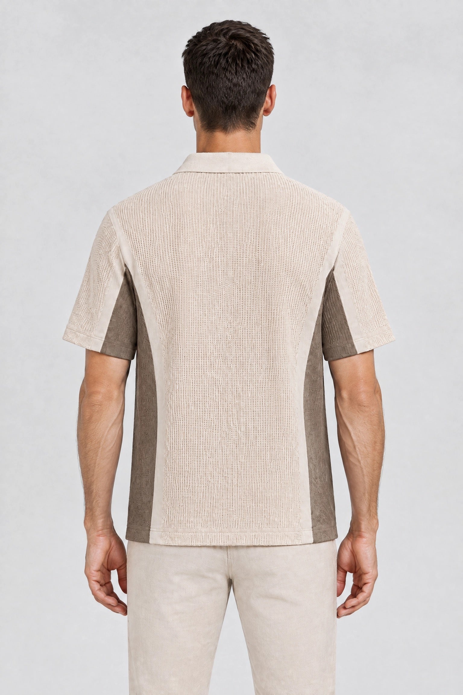Origin Polo 04 - Cream/Brown/Taupe