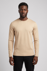 Shiny Longsleeve Beige