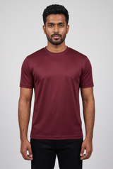 Shiny T-Shirt Burgundy