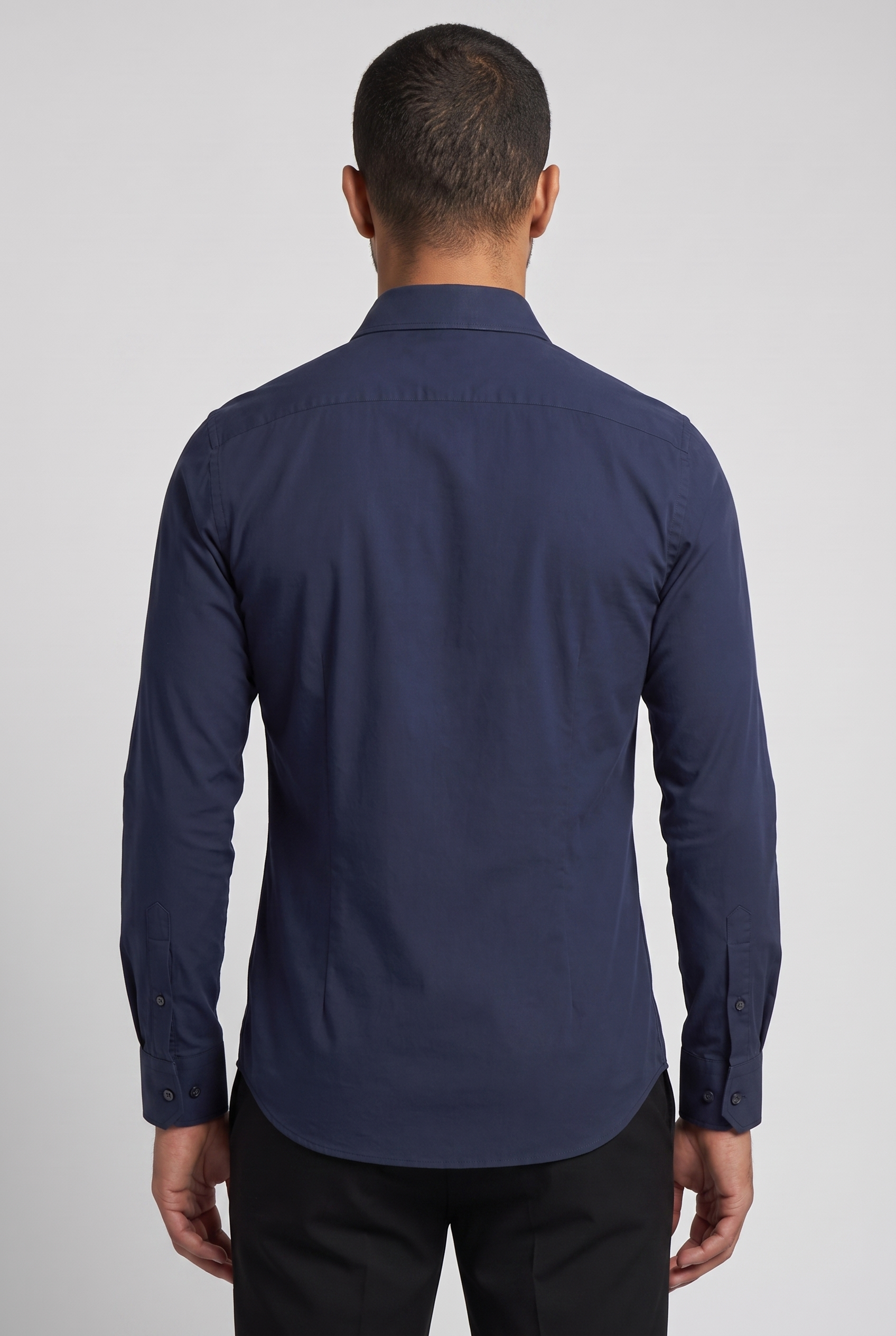 Chemise bleu marine MONVALERE vue de dos