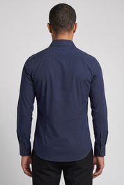 Chemise bleu marine MONVALERE vue de dos