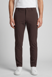 Chino Pants Espresso MONVALERE, vue de face