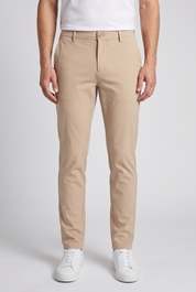 Chino Pants Latte MONVALERE, vue de face