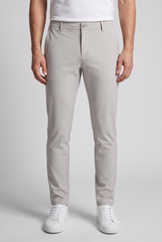 Chino Pants Light Grey MONVALERE, vue de face