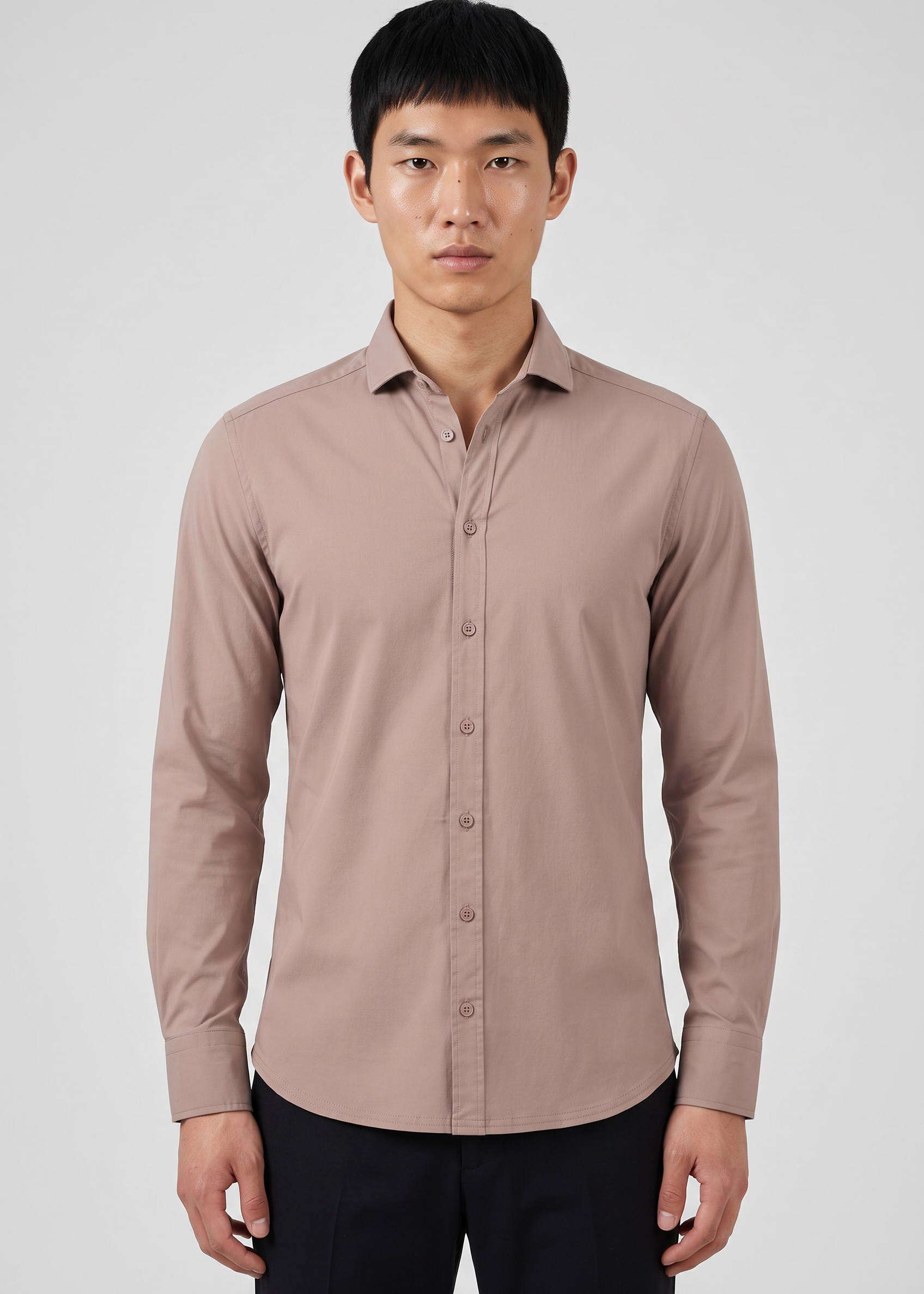 Elegant Shirt Navy Falcon MONVALERE, vue de face