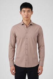 Elegant Shirt Navy Falcon MONVALERE, vue de face