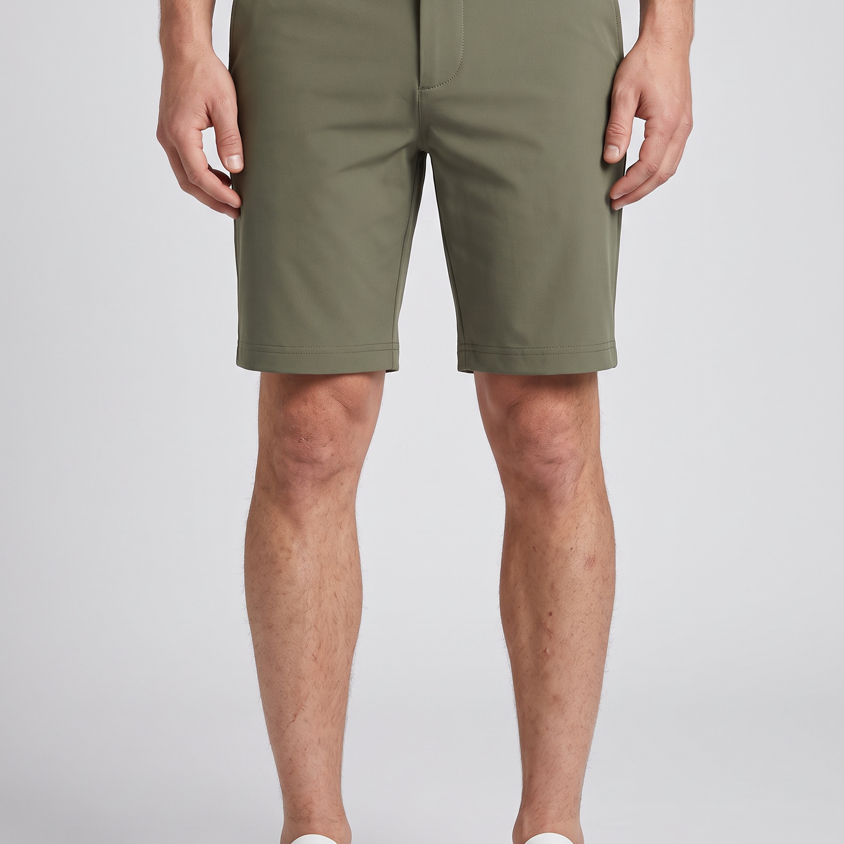 Army Green Bermuda MONVALERE, vue de face
