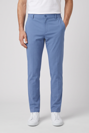 Chino Pants Cloud Blue MONVALERE, vue de face