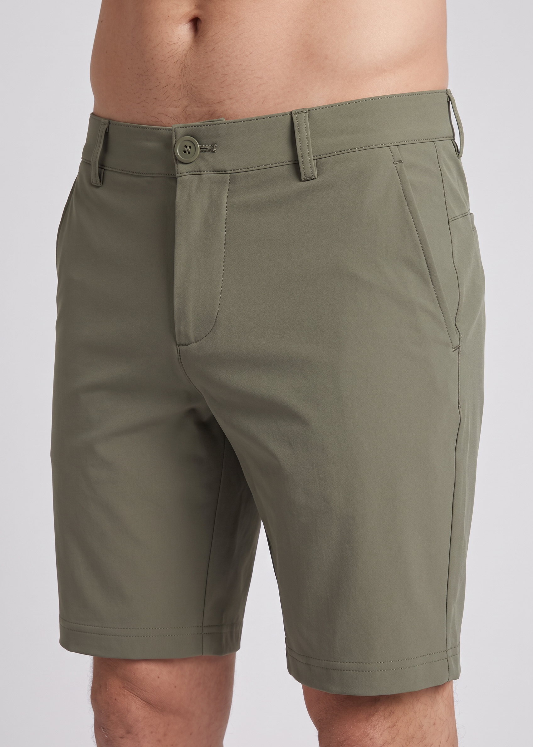 Army Green Bermuda MONVALERE, detail