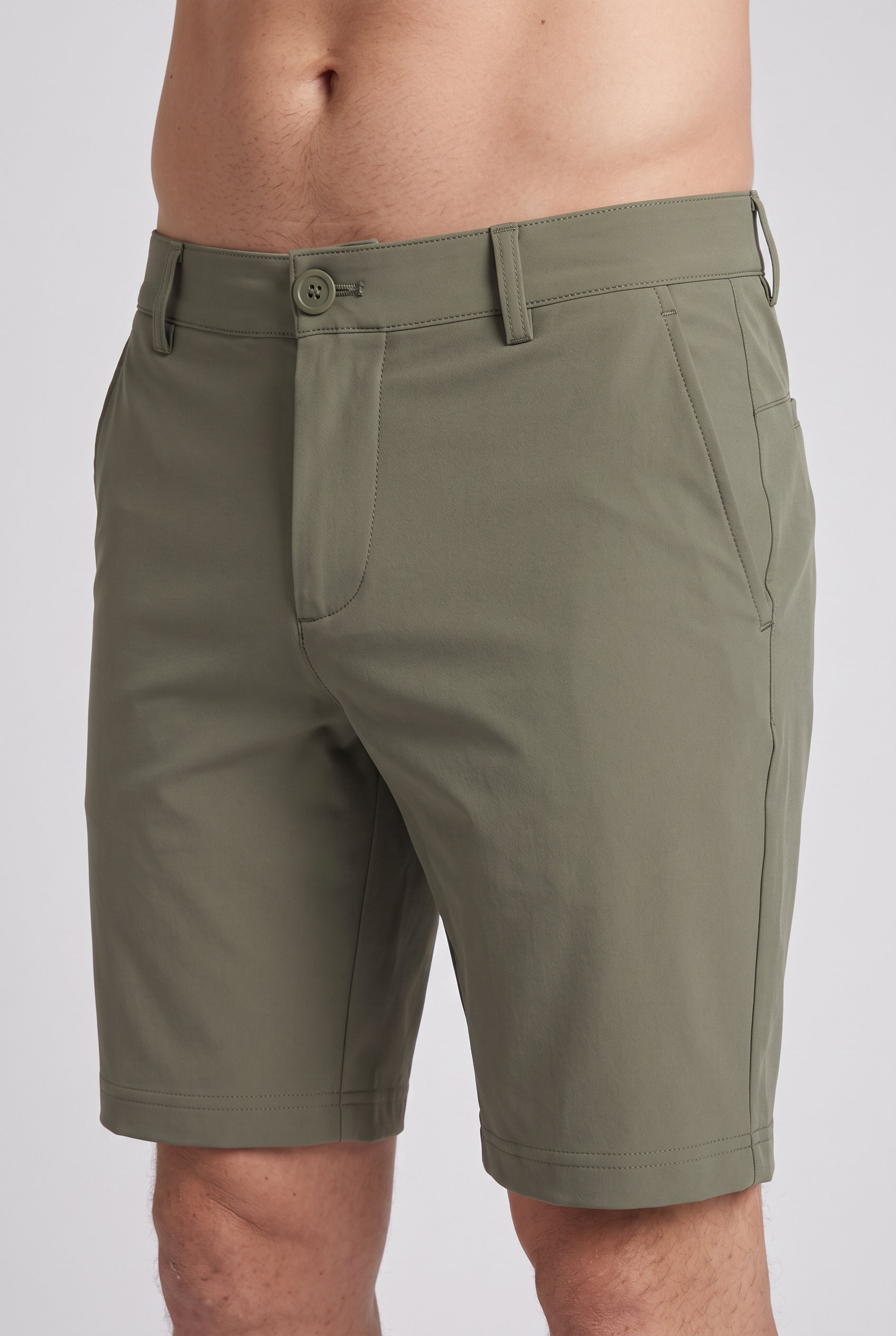 Army Green Bermuda MONVALERE, detail
