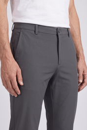 Chino Pants Dark Grey MONVALERE, detail