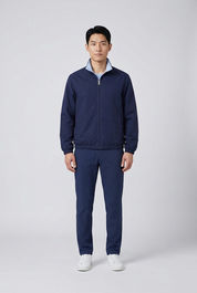 Jacket & Pants Blue MONVALERE, vue de face