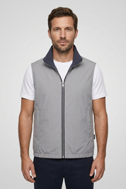 Reversible Gillet D.Grey/L.Grey MONVALERE, vue de face