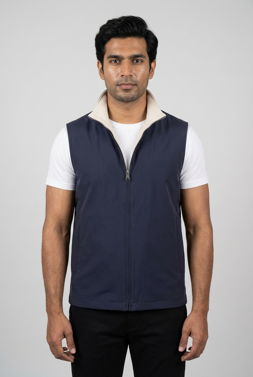 Reversible Gillet D.Blue/Kith MONVALERE, vue de face