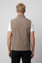Reversible Gillet Burgundy/Falcon MONVALERE, vue de dos