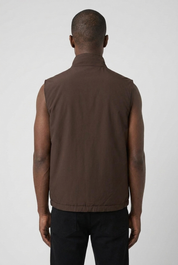 Reversible Gillet Espresso MONVALERE, vue de dos
