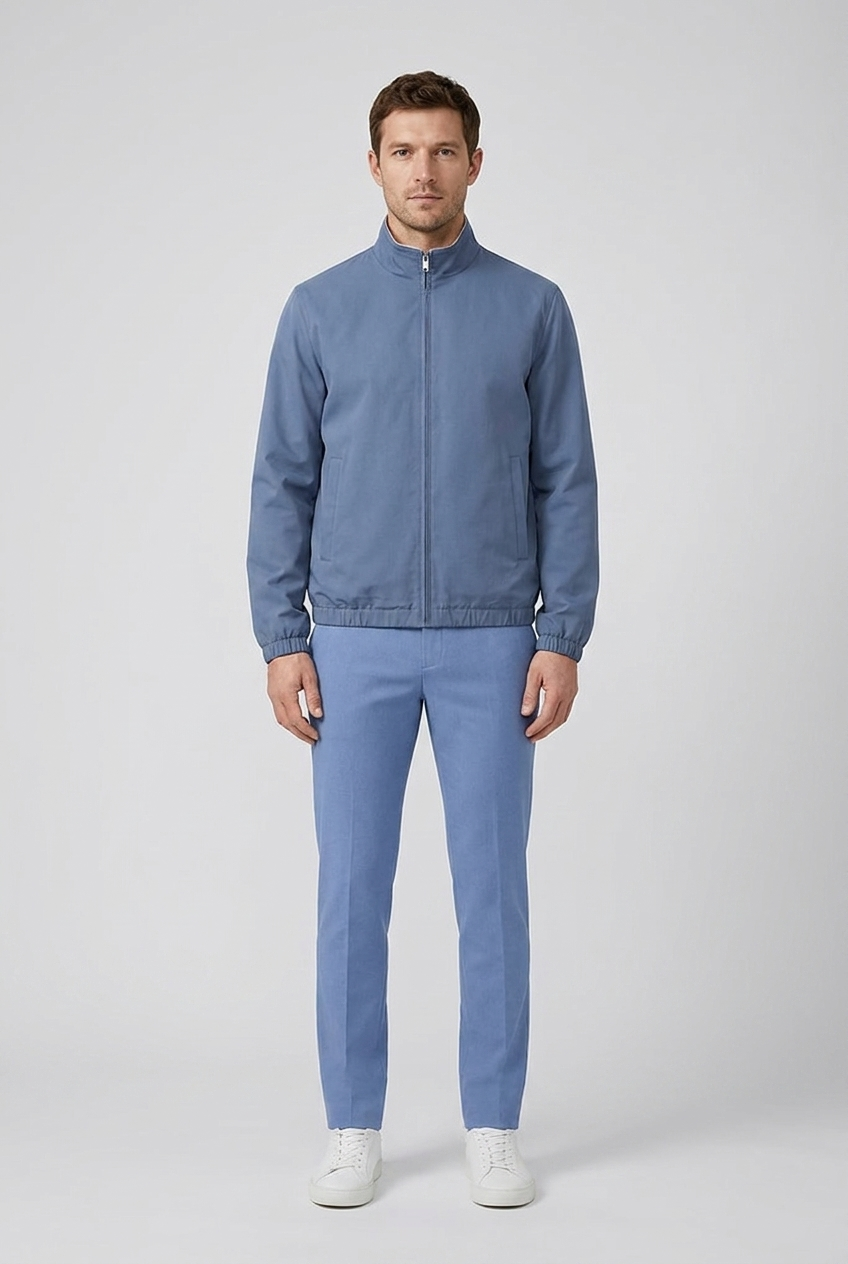 Jacket & Pants Cloud Blue MONVALERE, vue de face