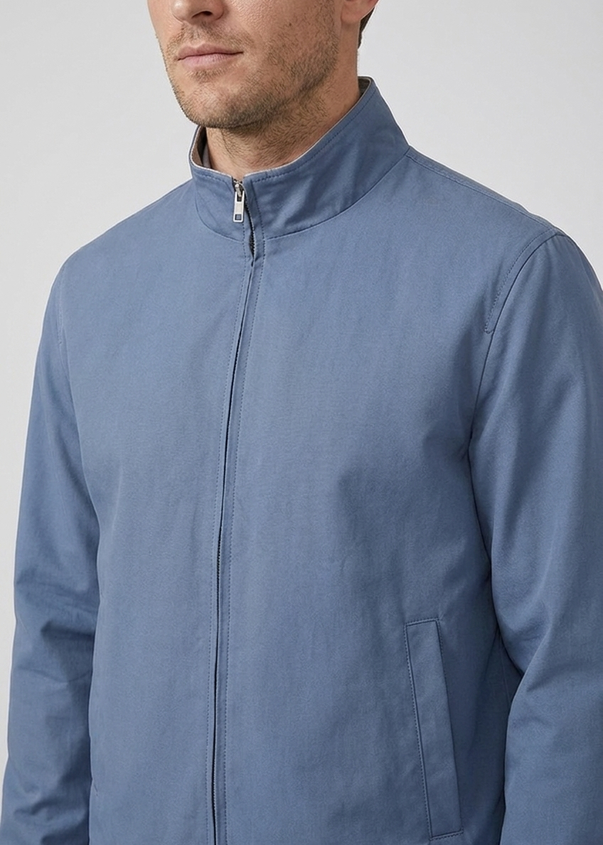 Jacket & Pants Cloud Blue MONVALERE, detail