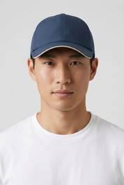 Microfibre Cap Dark Blue MONVALERE, vue de face