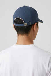 Microfibre Cap Dark Blue MONVALERE, vue de dos
