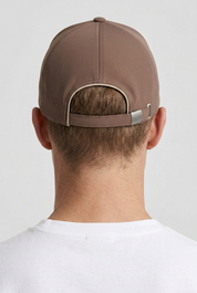Microfibre Cap Espresso MONVALERE, vue de dos
