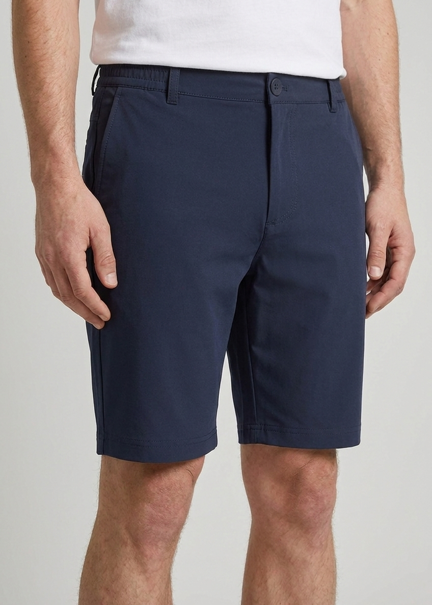 Navy Blue Bermuda MONVALERE, detail