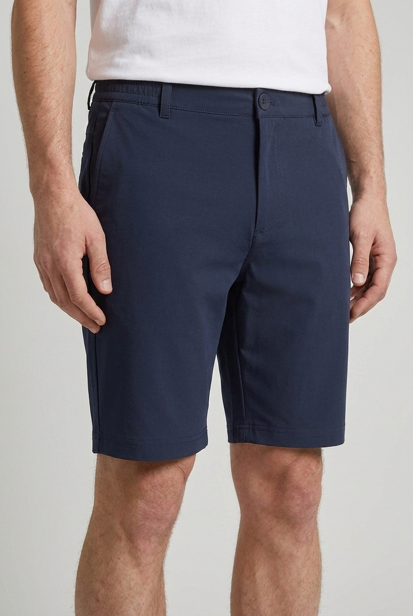 Navy Blue Bermuda MONVALERE, detail
