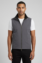 Reversible Gillet D.Grey/Black MONVALERE, vue de face
