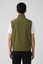 Reversible Gillet Green/Kith MONVALERE, vue de dos