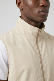 Reversible Gillet Kith/Beige MONVALERE, detail