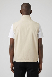 Reversible Gillet Kith/Beige MONVALERE, vue de dos