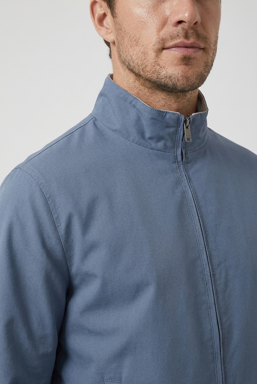 Reversible Jacket CloudBlue/Kith MONVALERE, detail