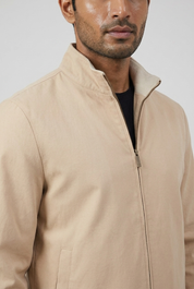 Reversible Jacket Kith/Beige MONVALERE, detail