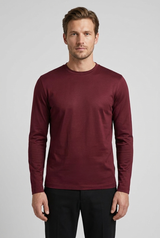 Shiny Longsleeve Burgundy