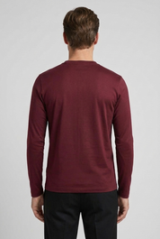 Shiny Longsleeve Burgundy MONVALERE, vue de dos