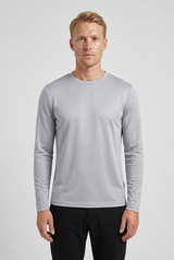 Shiny Longsleeve Light Grey