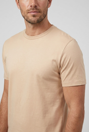 Shiny T-Shirt Beige MONVALERE, detail