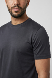Shiny T-Shirt Dark Blue MONVALERE, detail