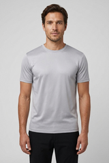 Shiny T-Shirt Light Grey