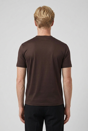 Shiny T-Shirt Espresso MONVALERE, vue de dos