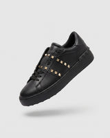 All Black / Gold Studs